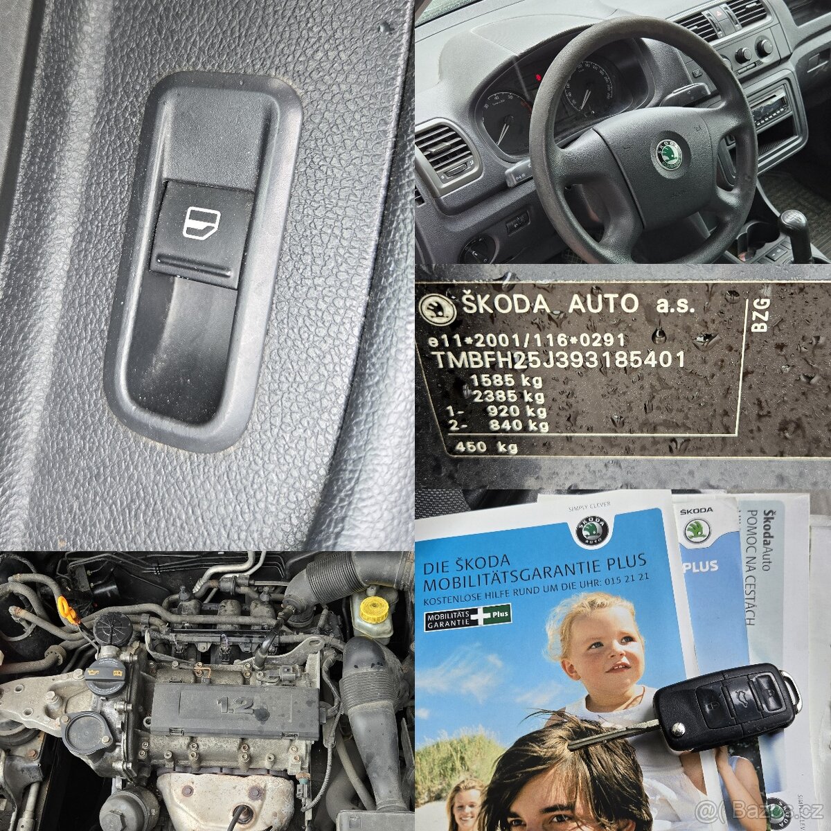 ŠKODA FABIA II COMBI 1,2 HTP KLIMATIZACE, TAŽNÉ ZAŘ.ROK 2009 - 18