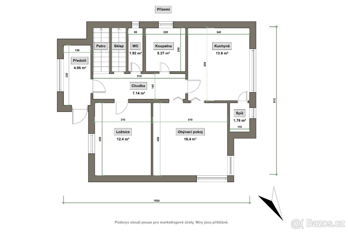 PRODEJ CHALUPY BRUMOV-BYLNICE, SVATÝ ŠTĚPÁN - 18