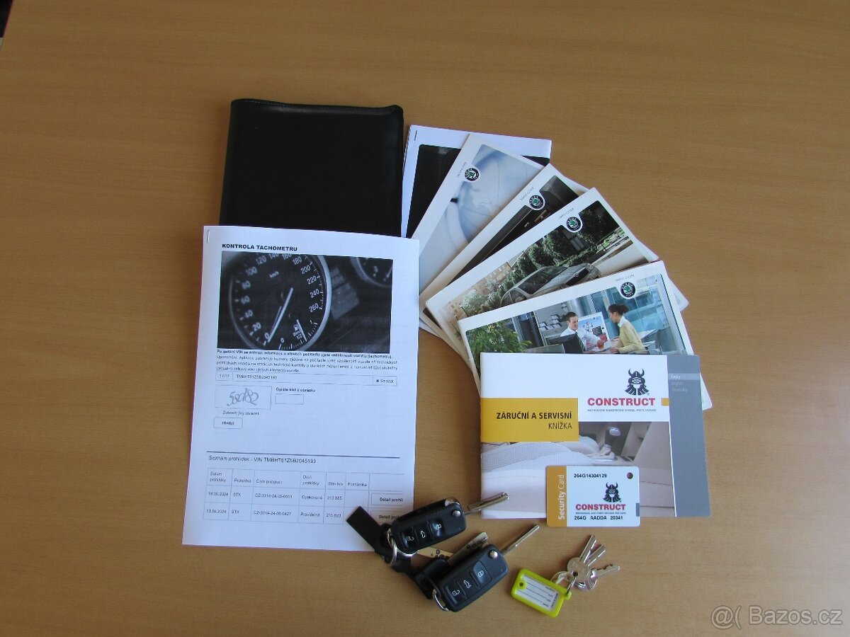 Škoda Octavia II 1.6 TDi 77kW kombi, Servisní kniha, 2.maj. - 18