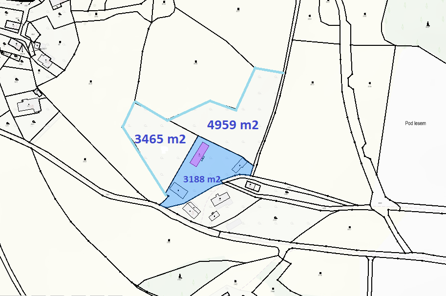 Janov - zemědělská usedlost se stodolou a pozemky 11 612 m2 - 18