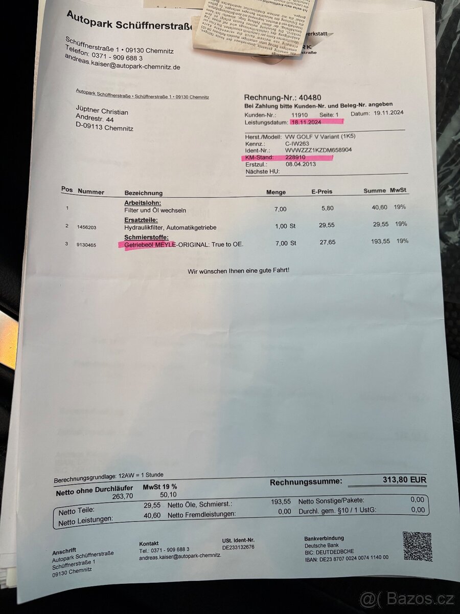 VW Golf Variant 2.0 TDI, DSG - 18