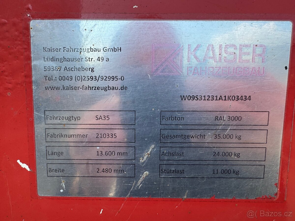 SPECIÁLNÍ 14m +ROZTAH - KAISER - Přep.dlouhých materiálu - 18