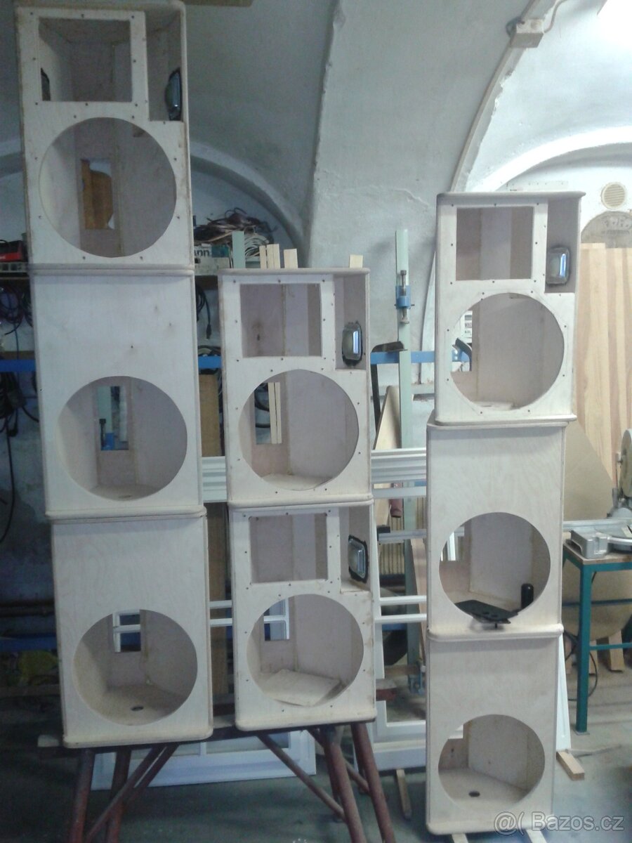 Kompaktní PA/odposlechové reproboxy 15" PHL 1000w/8ohm + 2" - 18