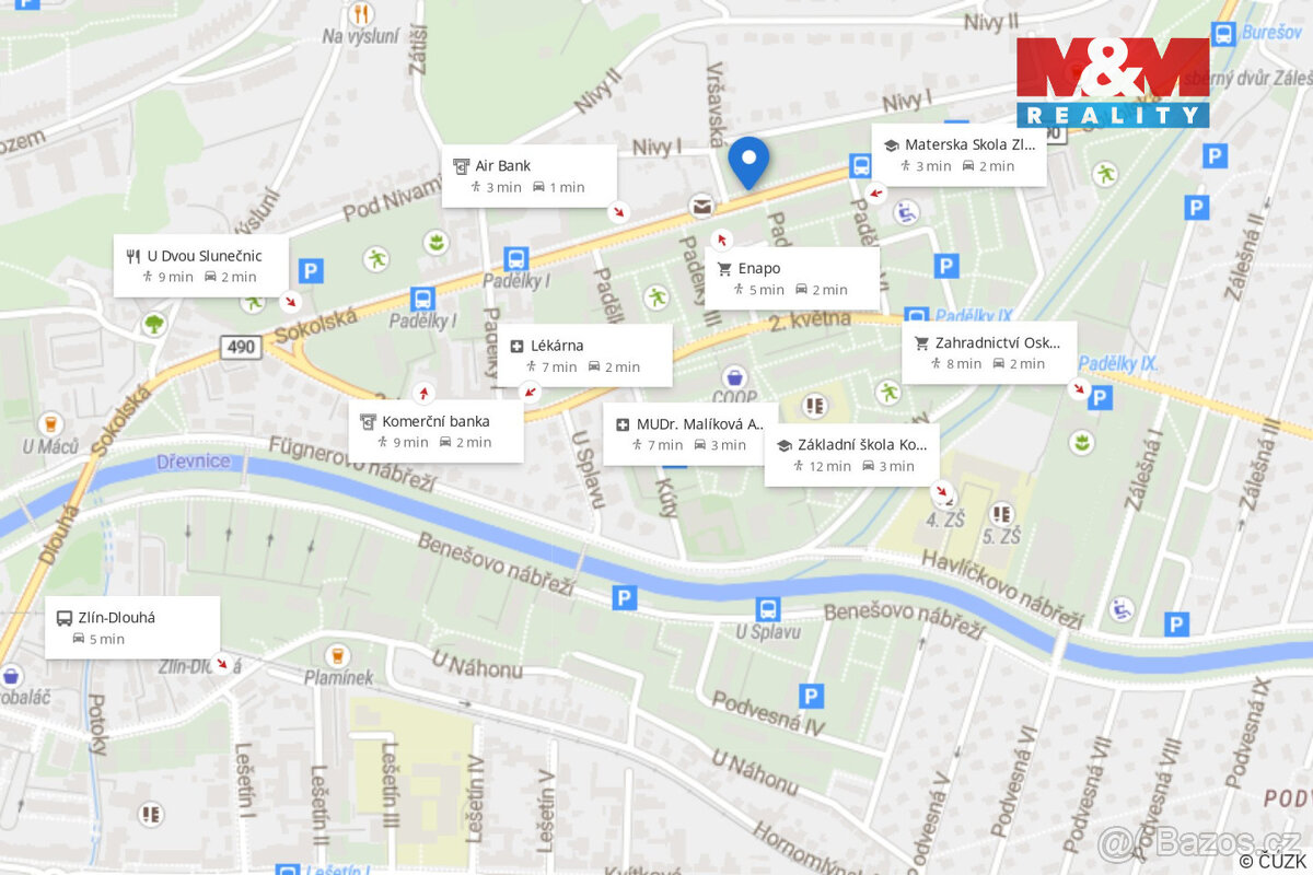 Prodej rodinného domu, 103 m², Zlín, ul. Sokolská - 18