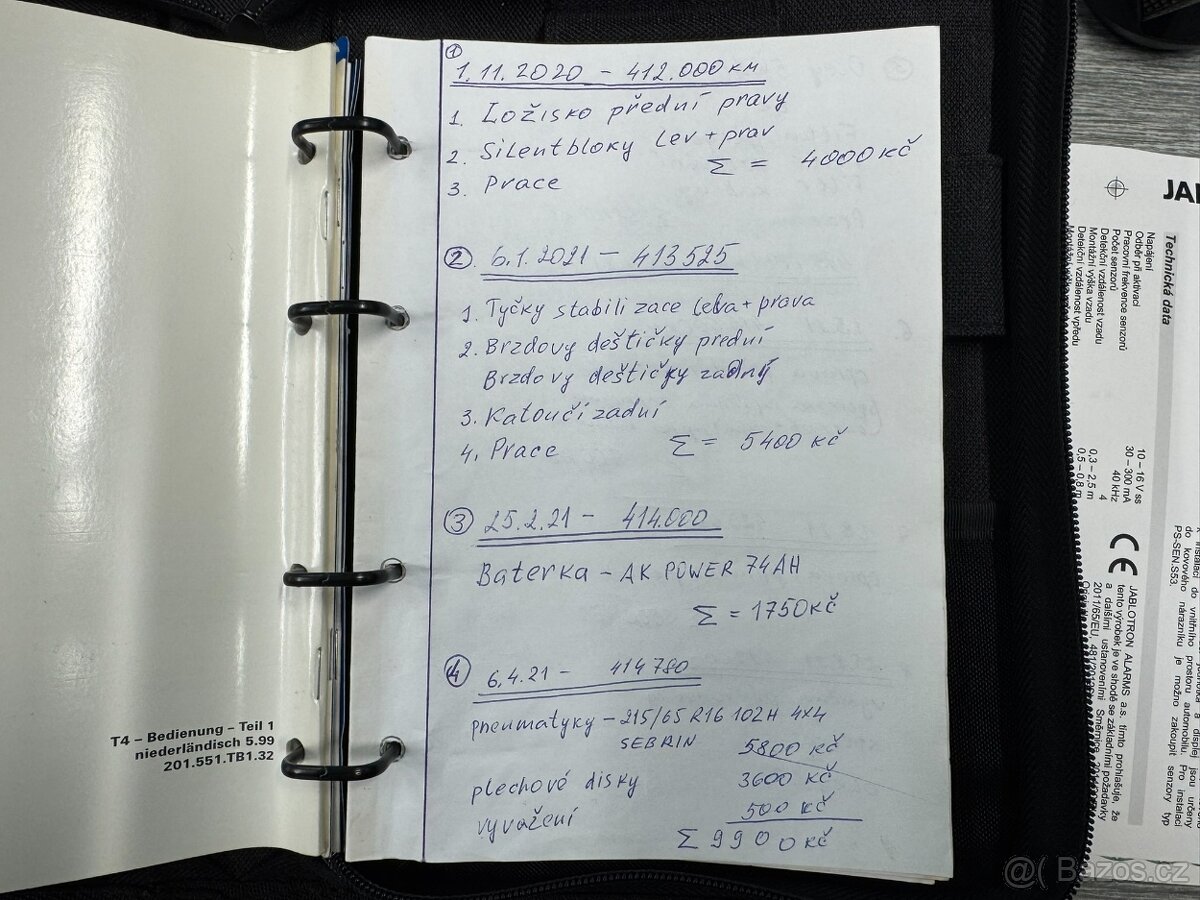 Volkswagen Transporter 1,9 TDI 63KW TAŽNÉ PNEU 6 MÍST - 18