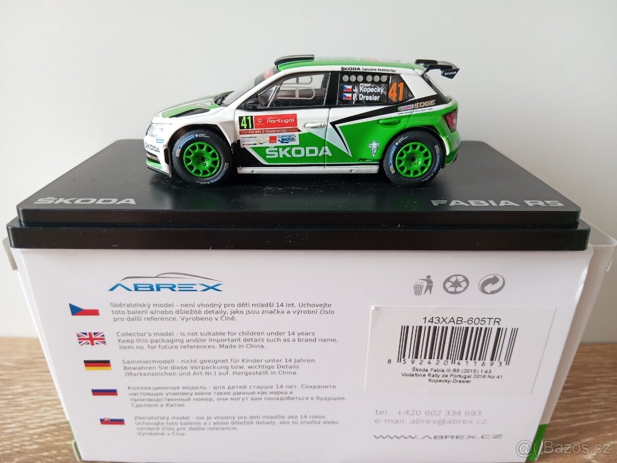 Škoda Fabia R5 1:43 Abrex - 18
