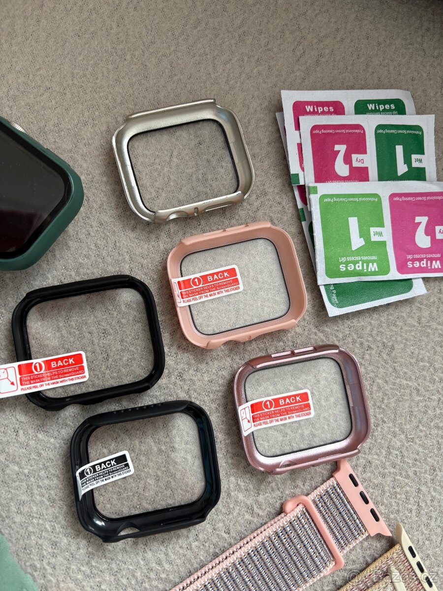 Apple Watch SE (2022) 44 mm GPS, Starlight, TOP stav+výbava - 18