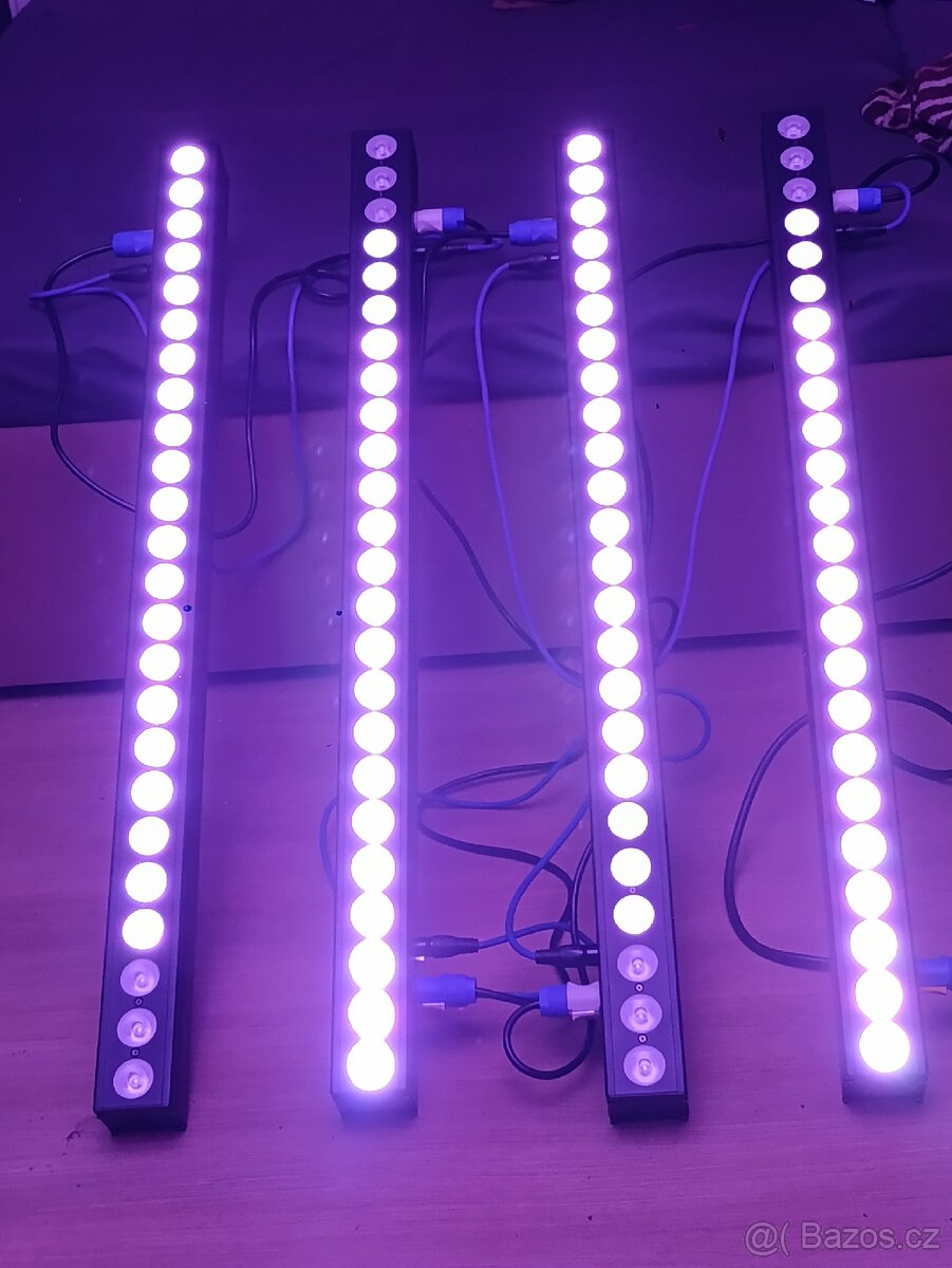 Novinka...4 ks 24x12 Wat RGBW +dálk.ovl - 18