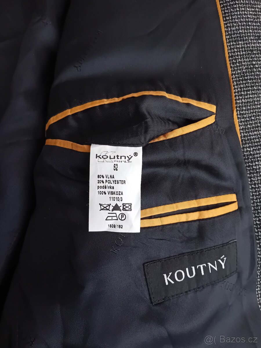 Koutný pánské vlněné sako vel. L/XL - 18