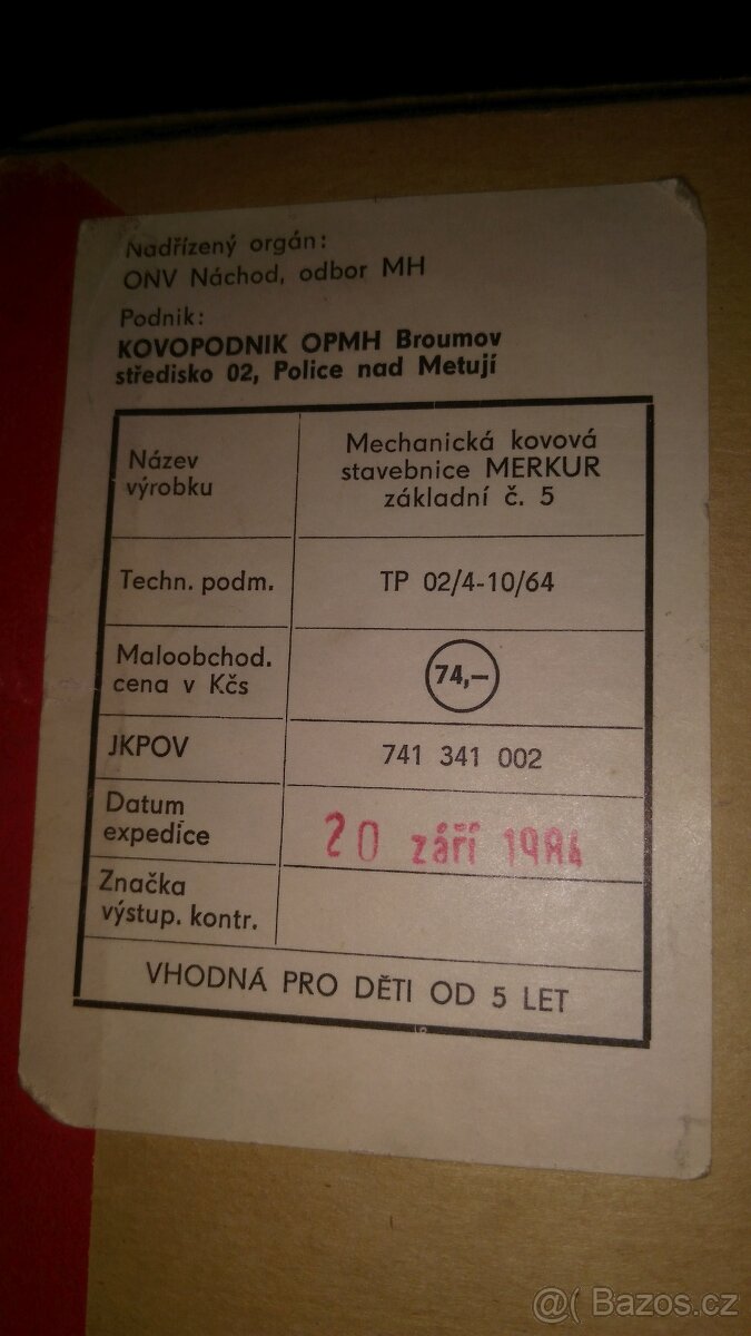 Velká kuličková dráha, Elektrostavebnice, Merkur, Pinball - 18