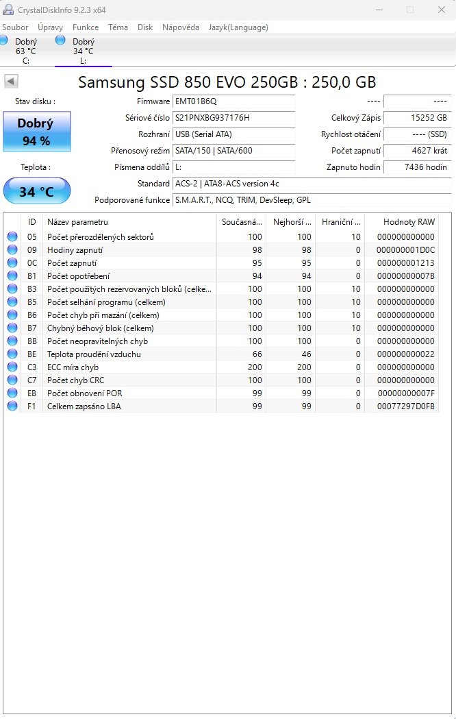 více disků SSD, KINGSTON, SAMSUNG, CRUCIAL, VERTEX - 18