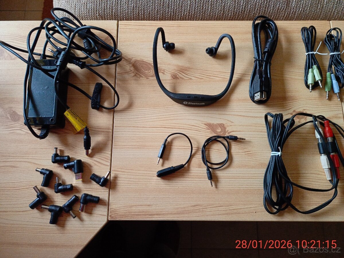 Repro box, sluchátka, kabely. - 18