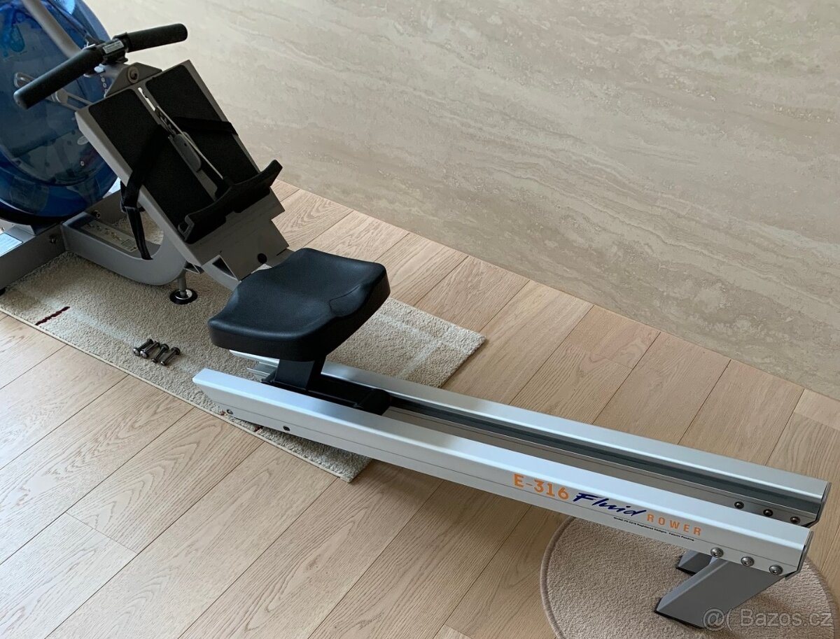 Veslovací trenažér FIRST DEGREE E-316 Fluid Rower - 18