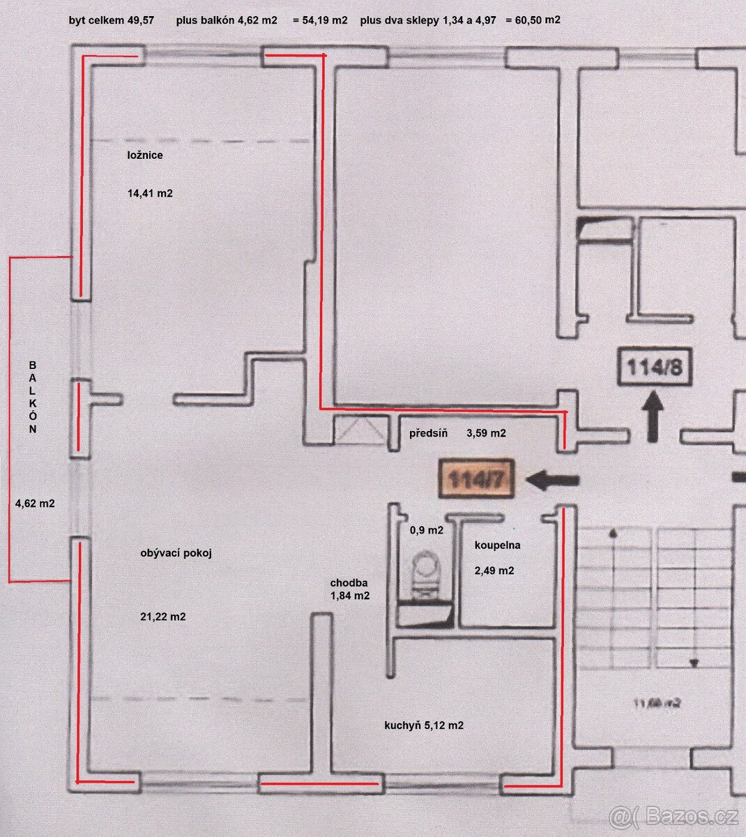 Prodej bytu 2+1 56 m² ve Frymburku - 18