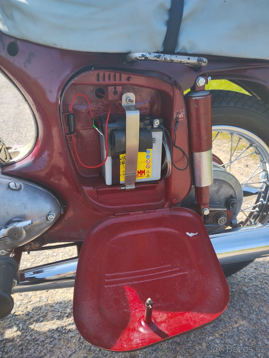 Původní jawa kývačka 250/353 1957 po kompletní renovaci - 18