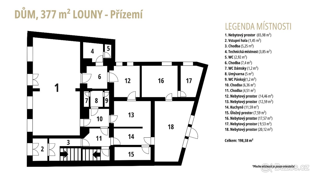 Prodej domu v centru Loun - 18