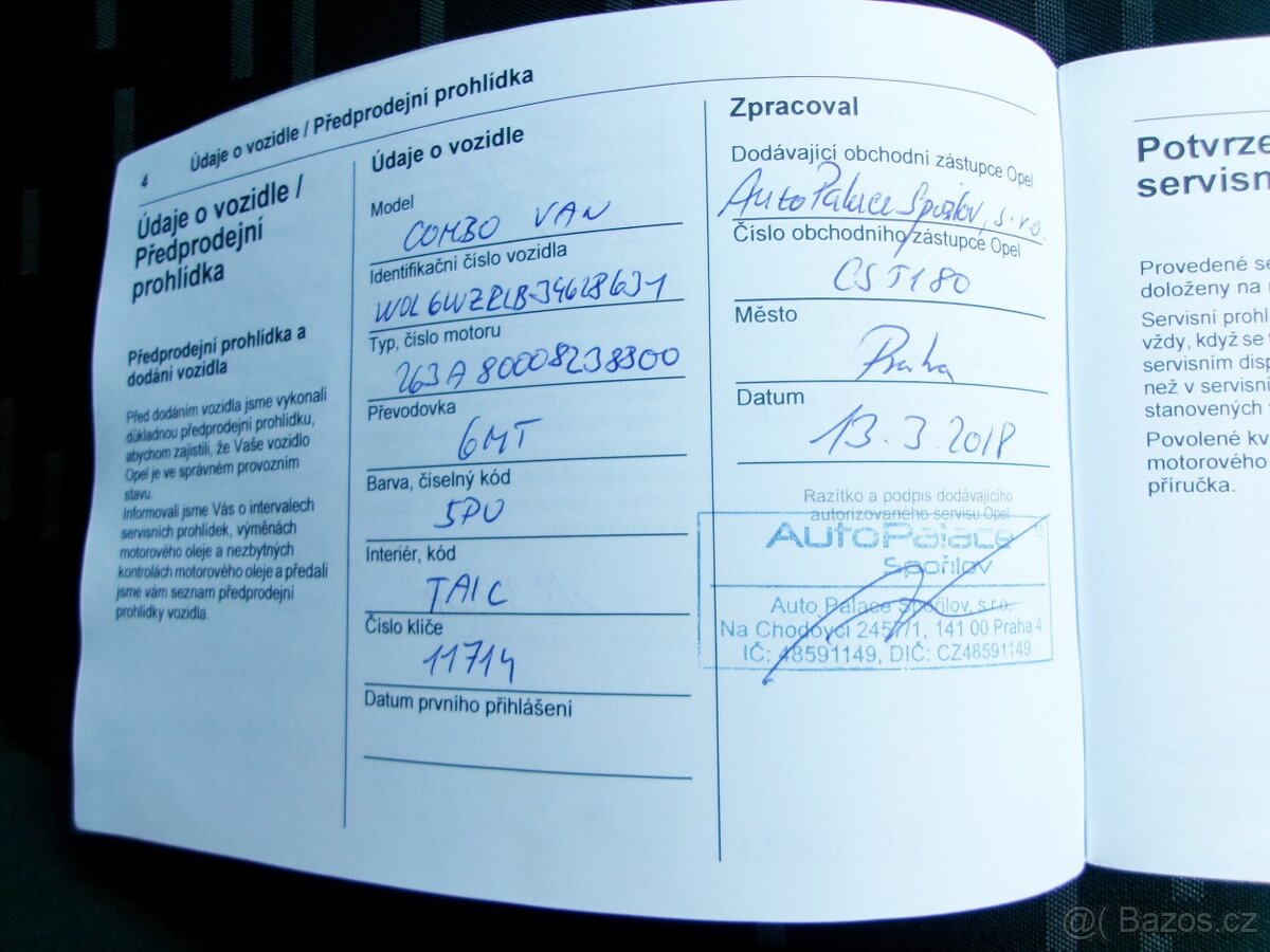 OPEL Combo VAN L2H1 1.6 CDTi 77kW - ČR - 1.majitel - 18