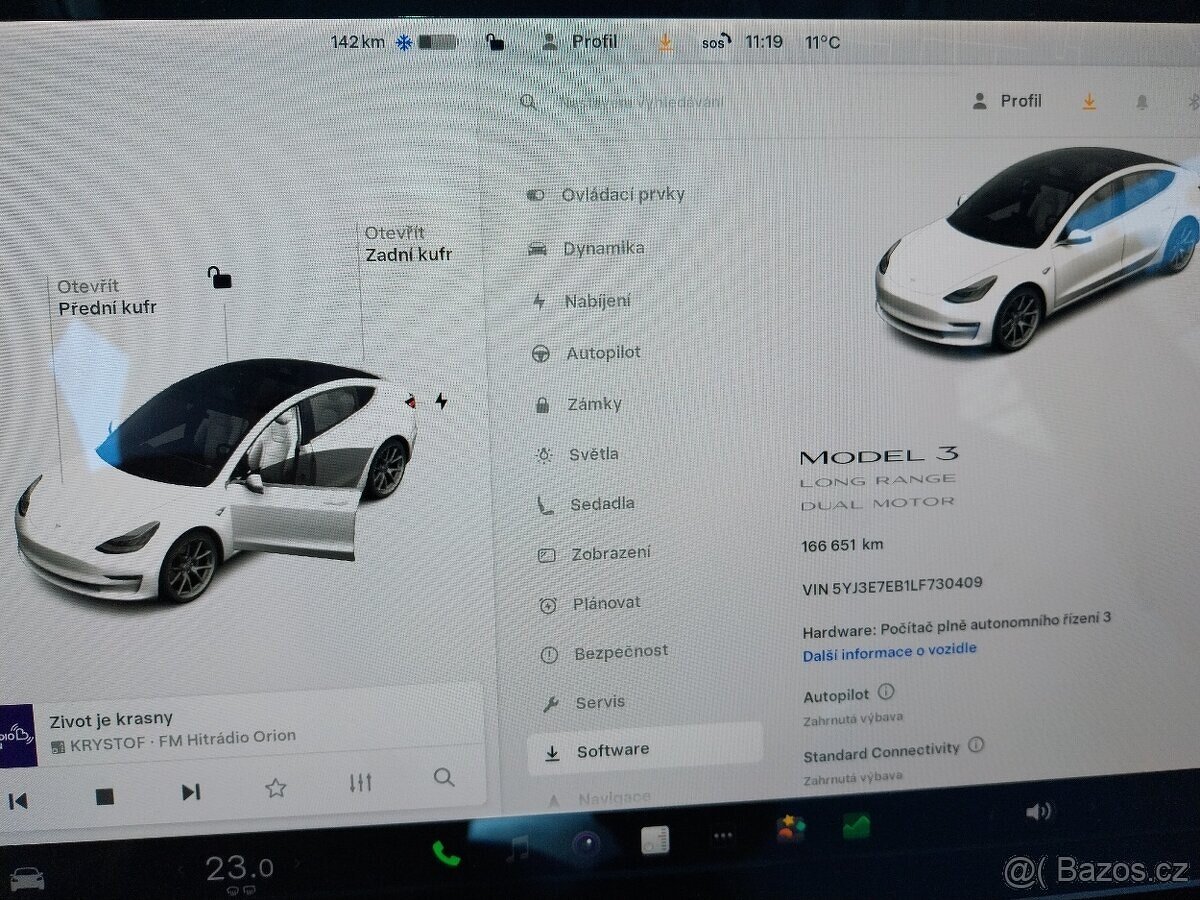 Tesla Model 3, LR, 4x4, 75 kWh, 2020,166000 Km - 18