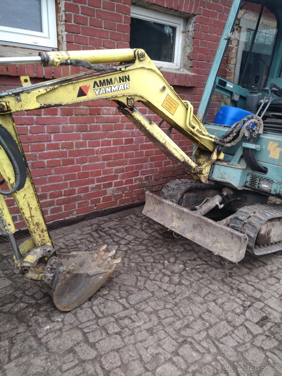 Minibagr Amman Yanmar B17-2 váha 1430kg - 18
