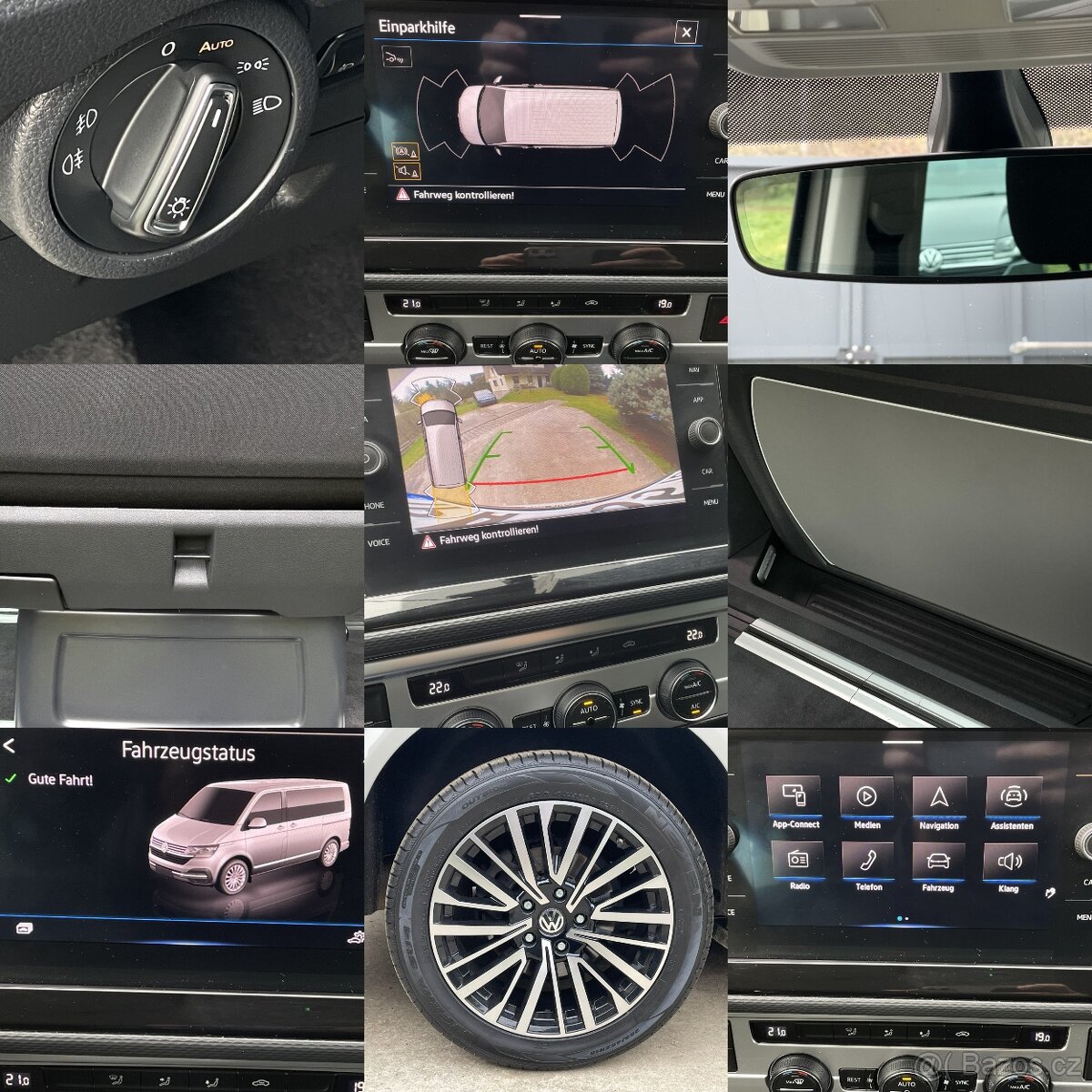 VW Multivan T6.1 DSG 2.0TDI 110kw ASCOT GREY DPH kamera - 18