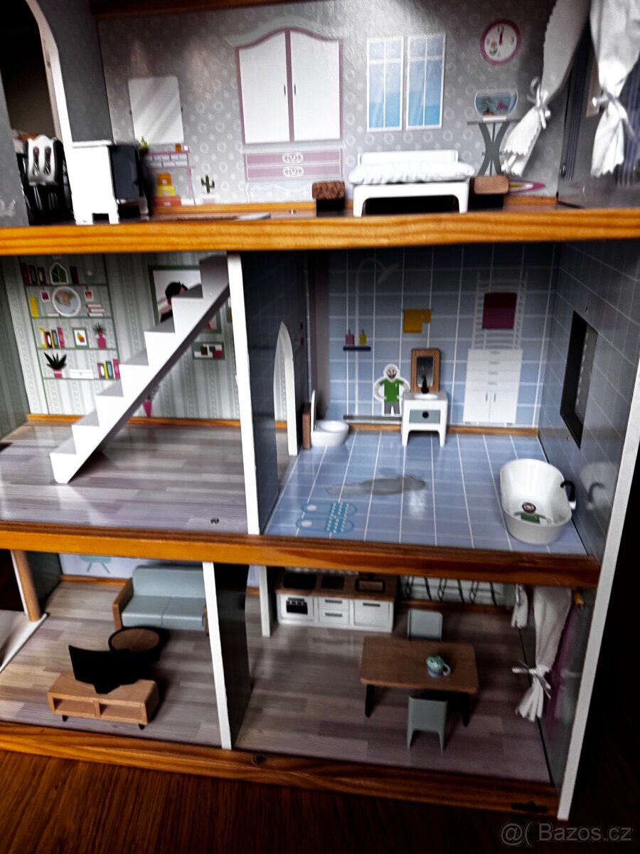 Domeček pro panenky s vybavením - 18