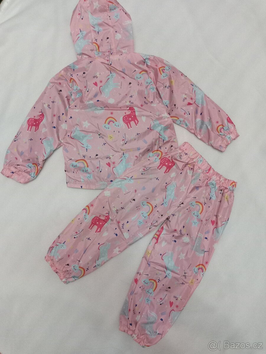 Nový nepromokavý termo set Jednorožci, vel.92/98 - 18