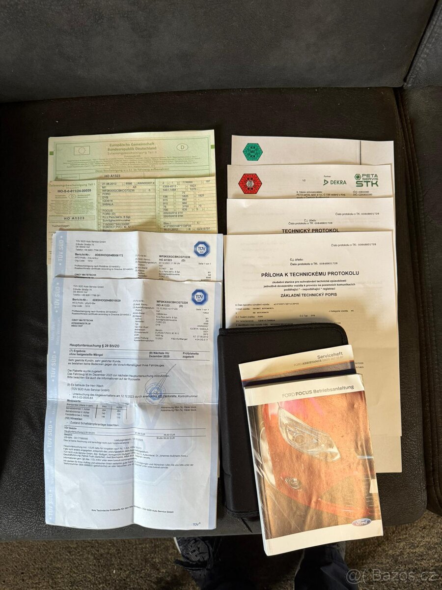 Ford Focus MK3 1.6i Benzín 77kw 2012 Serviska Nová STK DOVOZ - 18