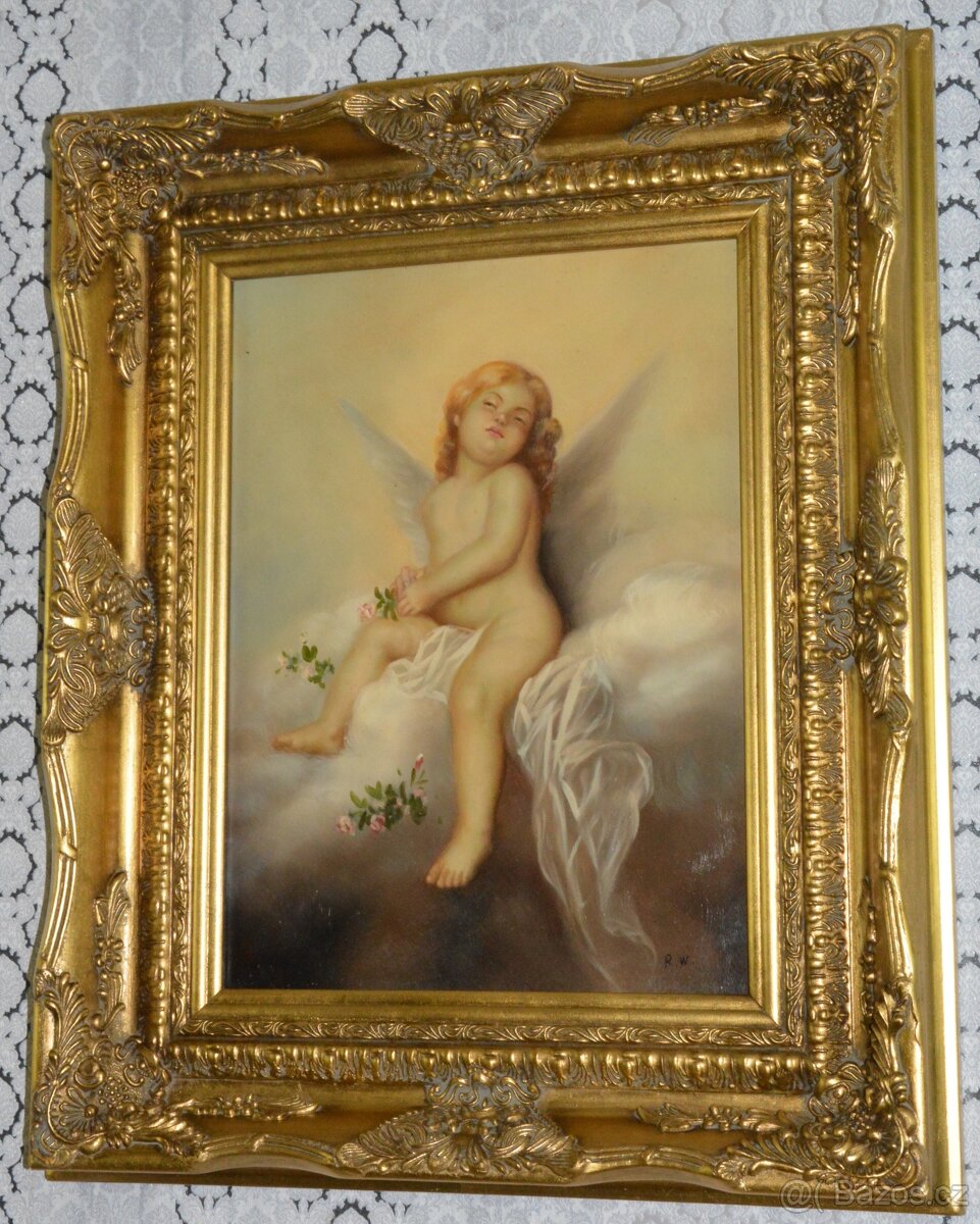 Obrazy - olej na desce - 18