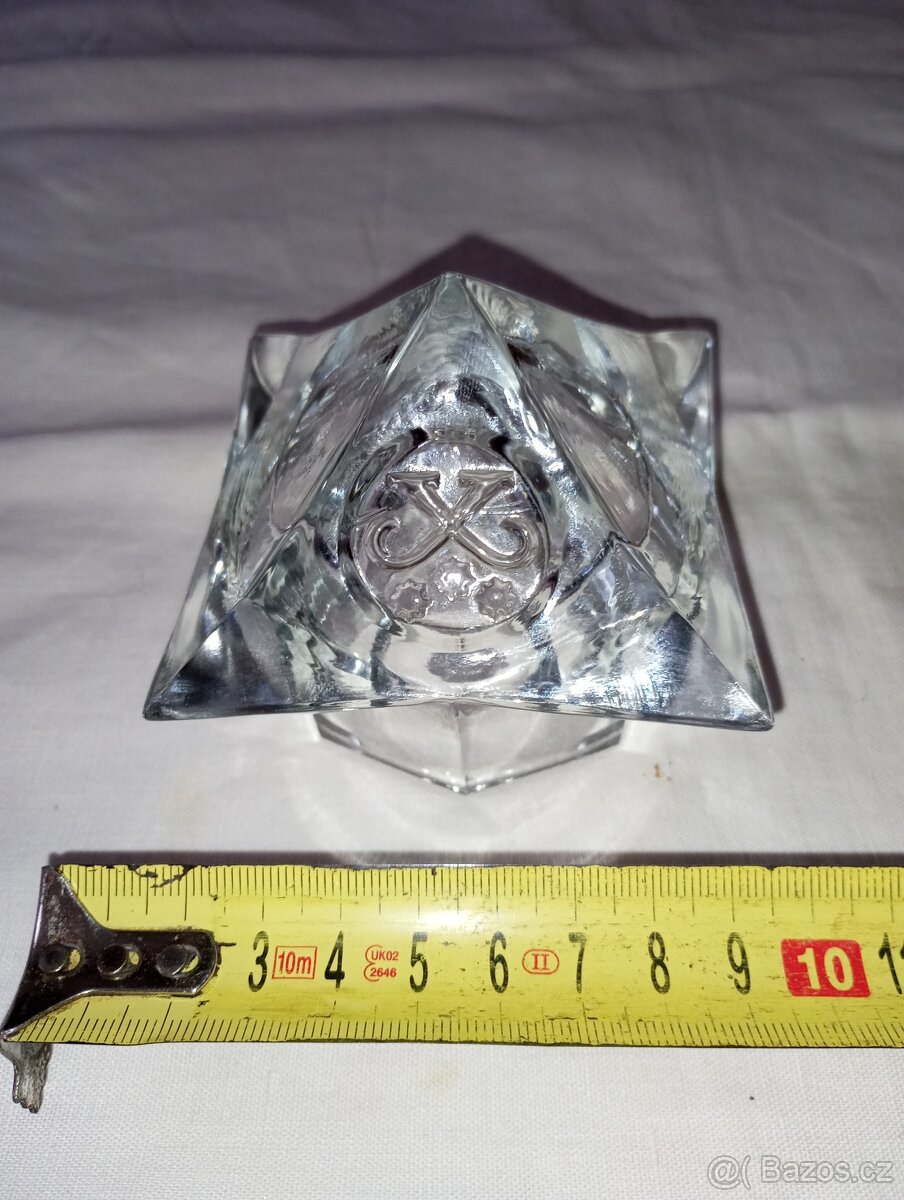 Sklo - korbely, popelníky, karafy, flakony, vázy, grogovky - 18