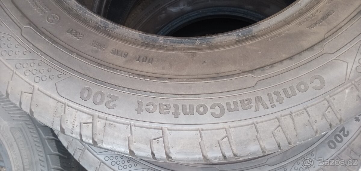 PRODÁM 4KS LETNÍ PNEU CONTINENTAL195/75/16C VHODNÉNA DODÁVKU - 18