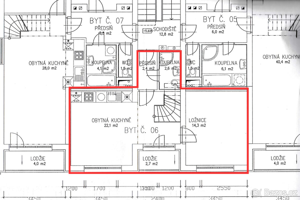 Atypický mezonetový 3+kk s výhledem, 62 m2, Hostivice - 18