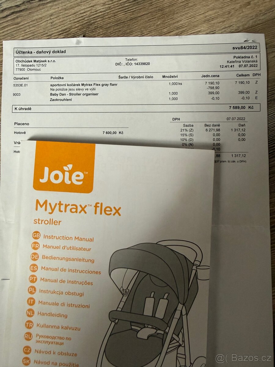 Sportovni kocarek s prislusenstvim + autosedacka - 18