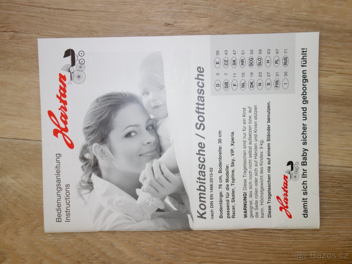 Prodám dětský kočárek zn. HARTAN RACE GT - 18