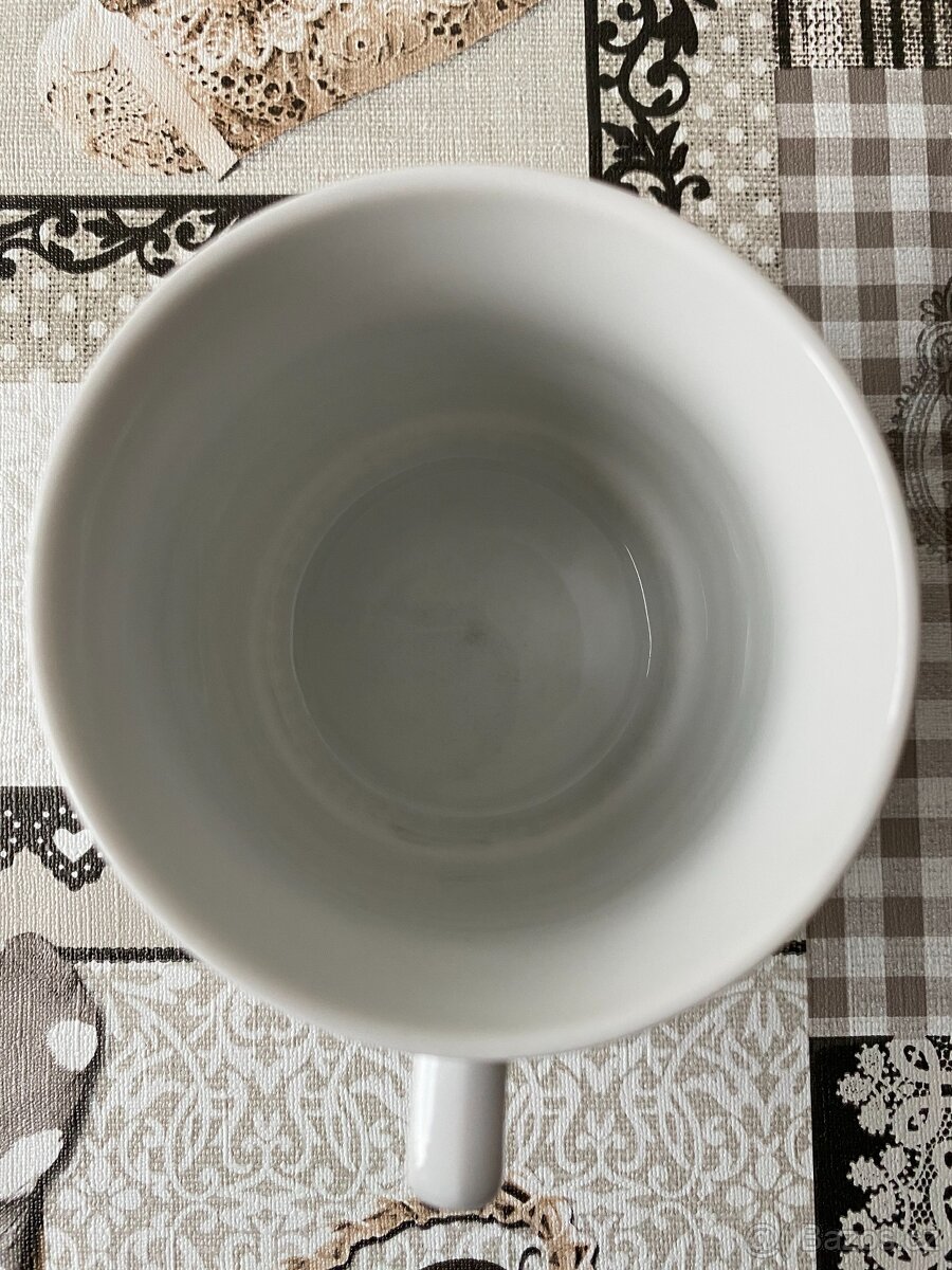 Porcelánové retro hrnky Dubí Czechoslovakia - 2 ks, 350 ml - 18