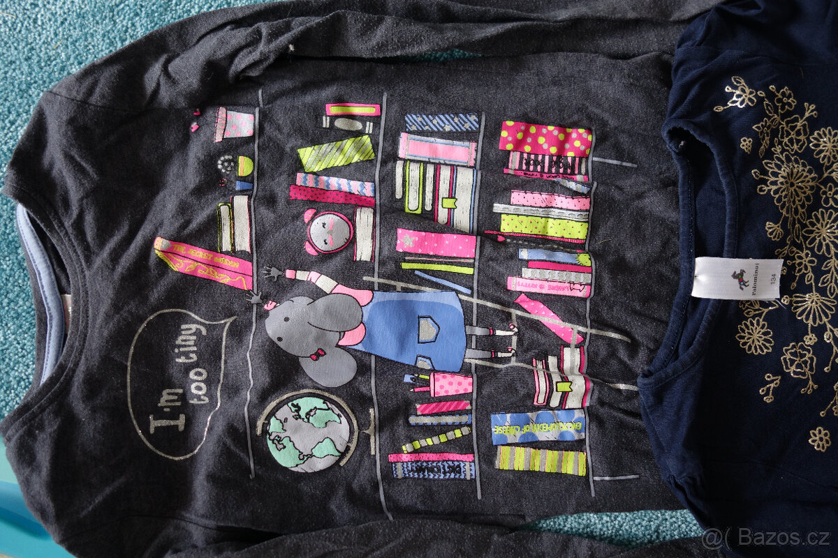 Dívčí trička vel.134 - 18