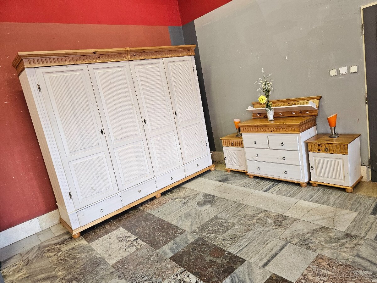 Ložnice postel s úložným prostorem Celodřevená - 18