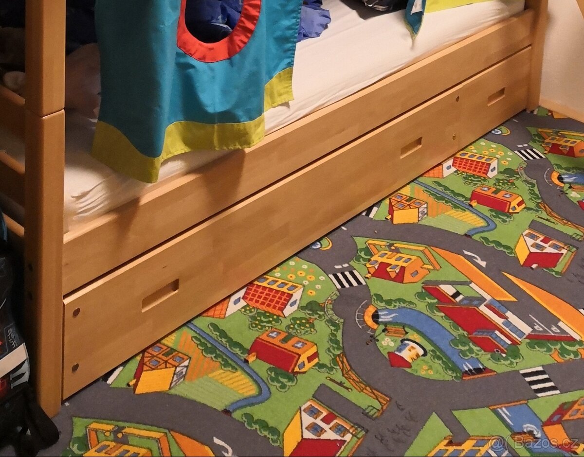 Dětská (juniorská) postel Domestav Domino masiv - 18