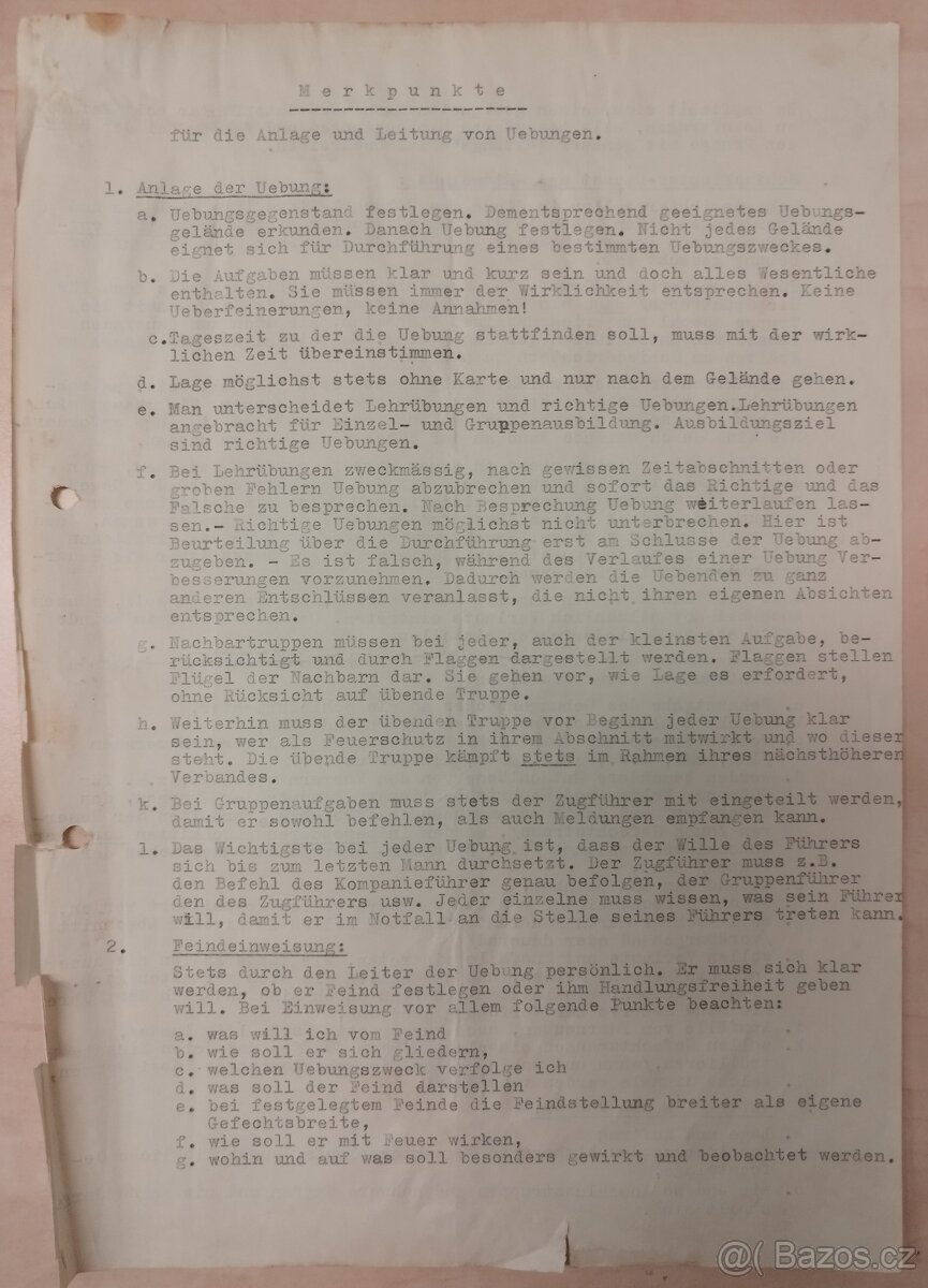 DOKUMENTY PO GENERÁL SS BERNHARD VOSS 1 - 18