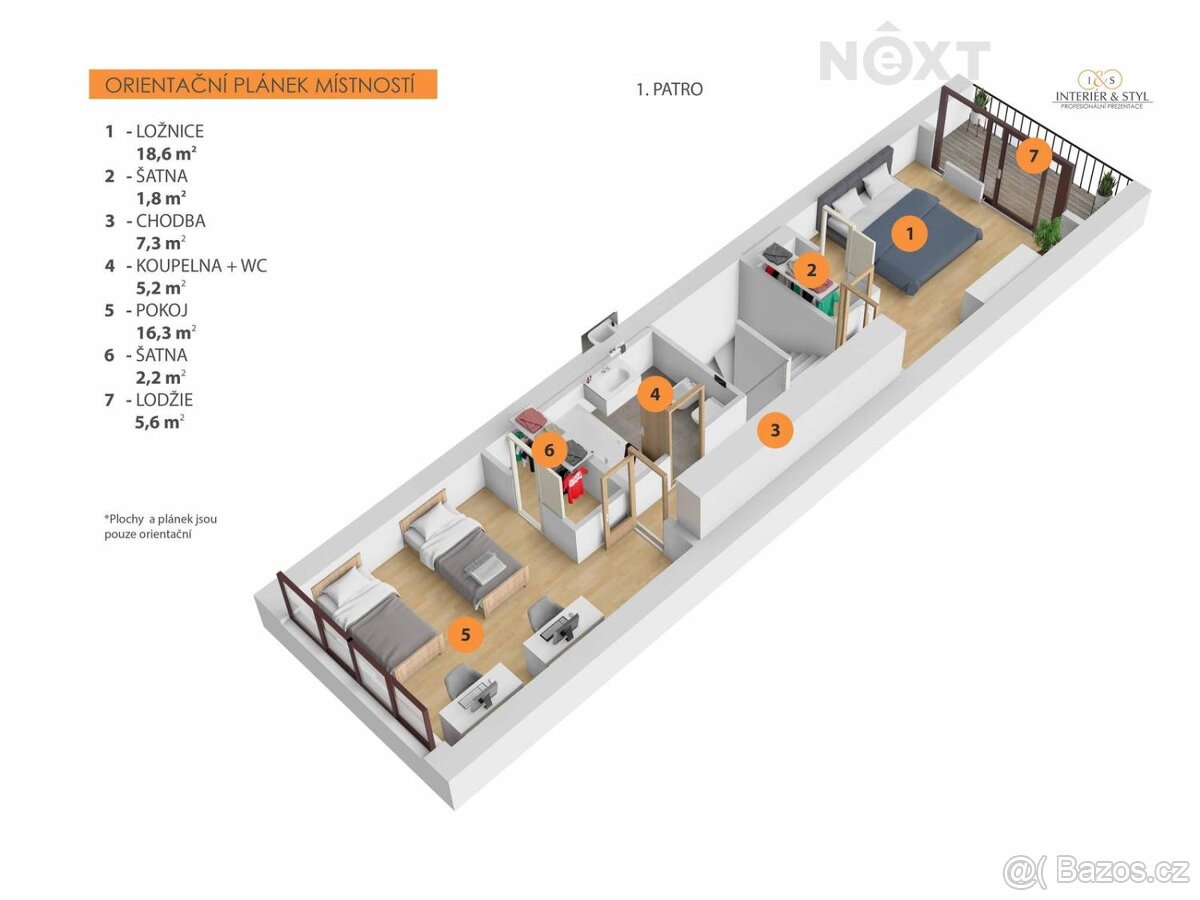 Pronájem byt 3+kk, 100㎡ - 18