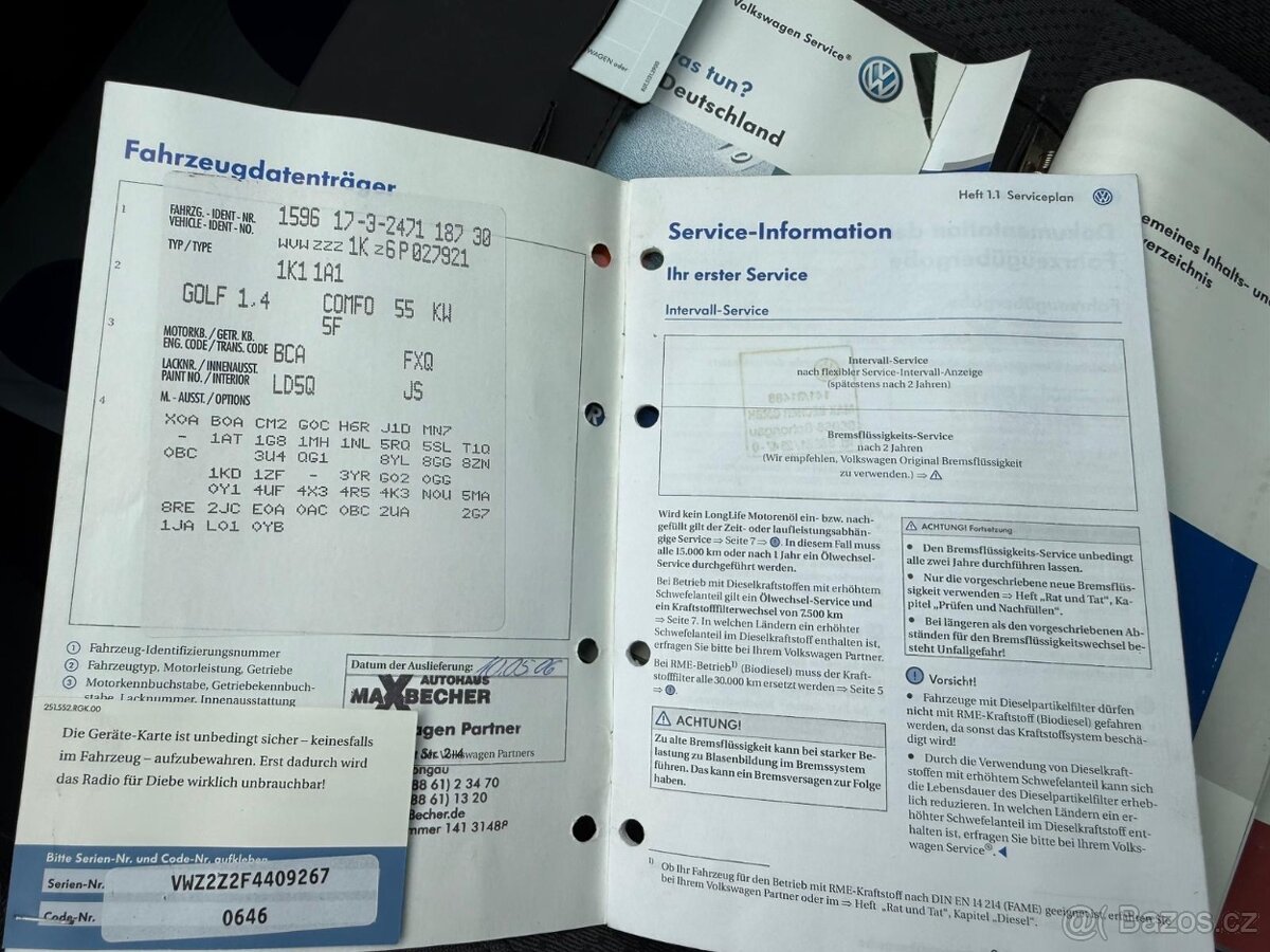 ► VW GOLF 1,4 MPI - 55 kW, DEŠŤOVÝ SENZOR ◄ - 18