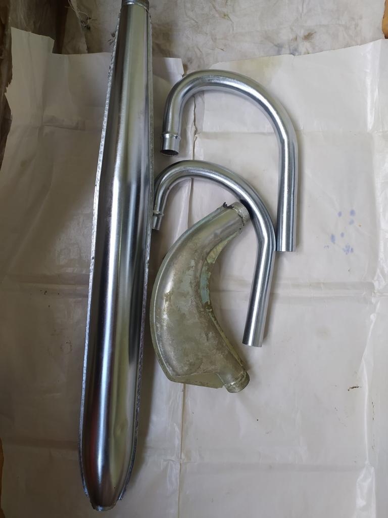 Originální výfuky Uloženka CCCP kolena doutníky matice objím - 18