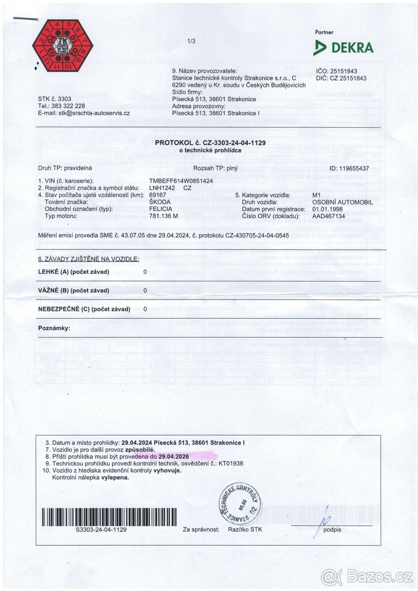 Prodám ŠKODA FELICIA GLXI - 18