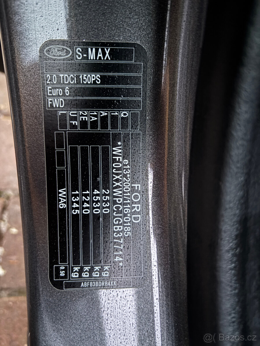Ford S max 2.0 Tdci 110kW, Titanium, 2016, 7 míst, rozvody - 18