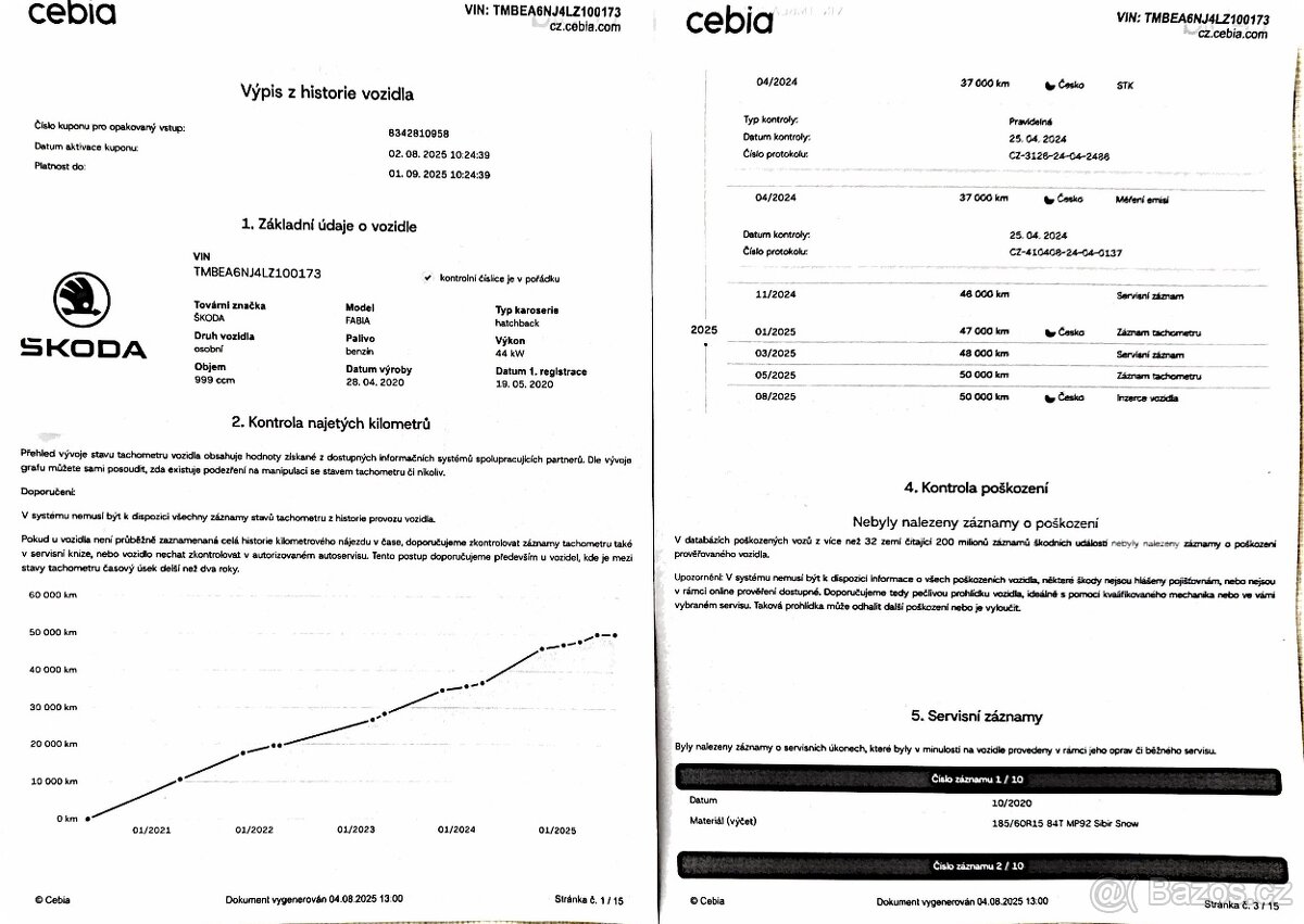 Škoda Fabia 1,0 MPI,DPH,1.maj.,původČR - 18