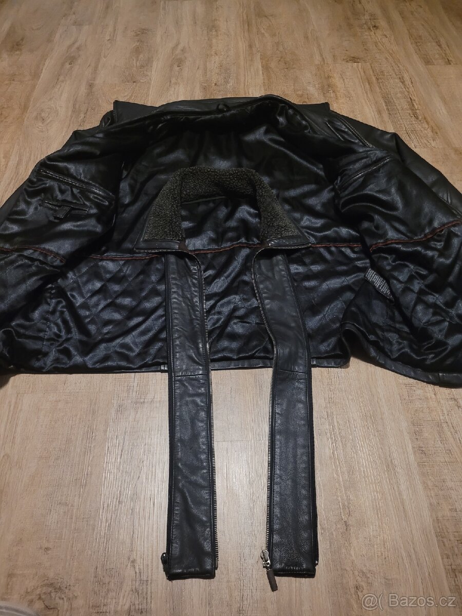 Černá kožená bunda Morena - 18