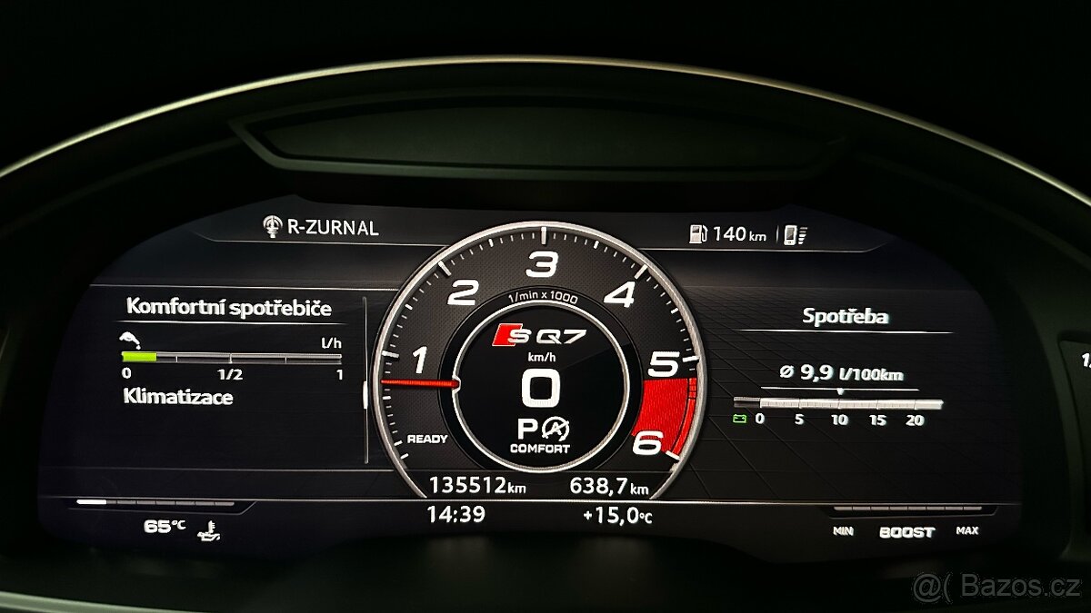 AUDI SQ7, 4.0 V8T, výbava, bez nehod, prav.servis ČR - 18