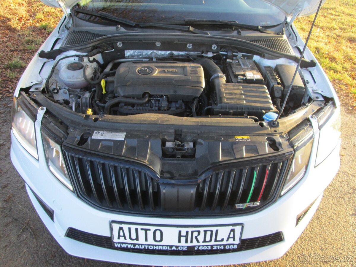 Škoda Octavia III RS 169KW manuál 93000km Navi Full Led 1.ma - 18