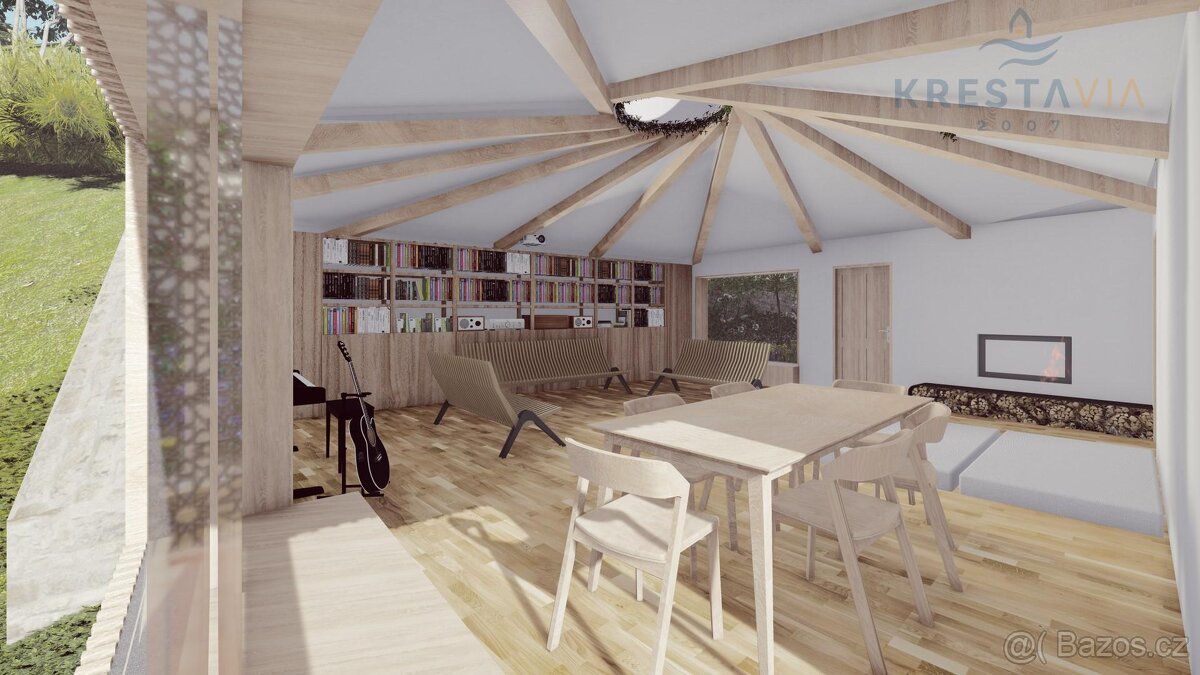 RD 2+kk, 133 m2, na samotě u lesa, nedaleko rybníku, pozemek - 18