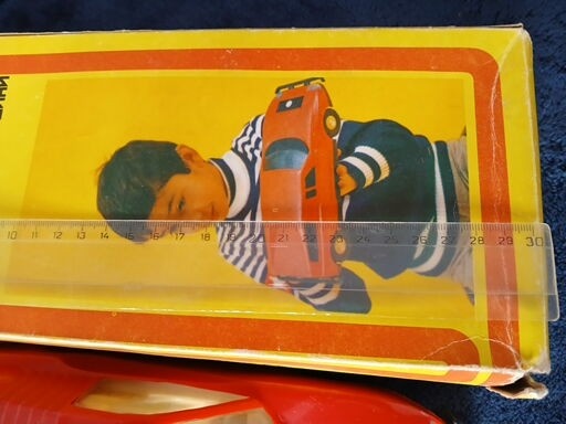 Auto retro setrvačníkové 28cm asi Bulharsko - 18