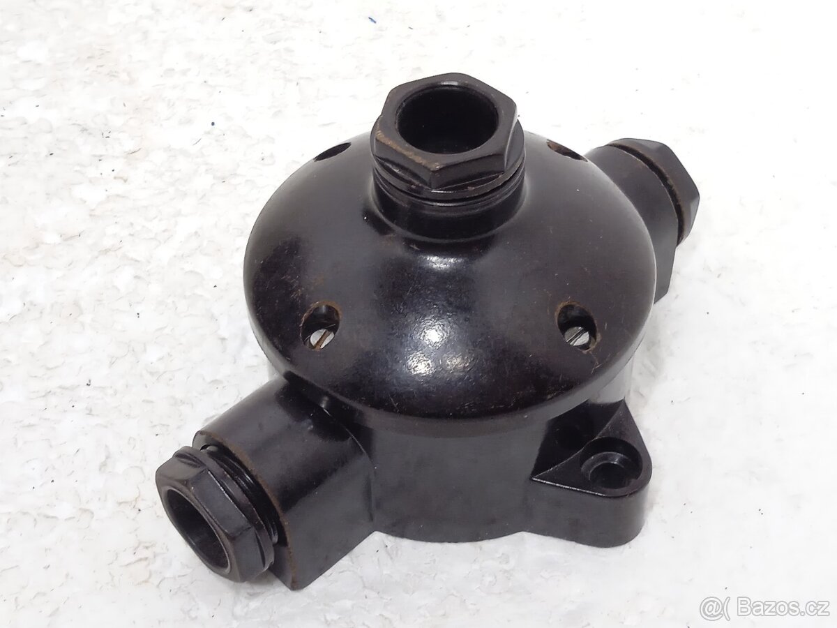 Lustr - Smaltované stropní retro světlo - 18